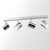 MiniSun Rosie 4-Way Chrome Straight Bar Spot Light