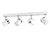 MiniSun Rosie 4-Way White & Chrome Straight Bar Spot Light