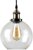 MiniSun Sheridan Steampunk Electric Pendant with Clear Glass Shade