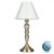 MiniSun Sofia Antique Brass Touch Table Lamp