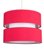 MiniSun Sophia Small Red White Non Electric Pendant Shade