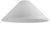 MiniSun Tapered Dome Frosted Pendant Glass Shade