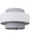 MiniSun Weaver Pendant Shade in Grey and Dark Grey