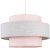 MiniSun Weaver Pink and Grey Herringbone NE Pendant Shade