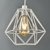 Minisun Diablo White Wire Frame Non Electric Pendant Shade