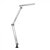Minisun Linea Silver 6W LED Adjustable Clamp Desk / Task Lamp