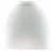 Minisun Set of 3 Dome Shaped White Glass Shades