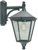 Norlys Outdoor IP54 E27 Turin 1 Light Down Wall Lantern in Black