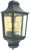 Norlys Outdoor IP54 E27 Turin 1 Light Half Lantern in Black