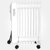 Eterna 24 Hour Timer White 2KW Oil Filled Heater with 24 Hour Timer (Pre-Wired)