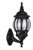 Outdoor IP44 Windsor Wall Lantern Black/Clear