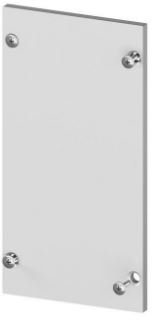 P22-10 Strip Aluminium Silver Architectural Profile End Cap (For C7 Diffusers) Flat-Top