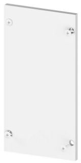 P22-10 Strip Aluminium White Architectural Profile End Cap (For C7 Diffusers) Flat-Top