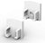 P5 Strip Recessed White Profile End Cap Set