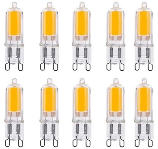 10 Pack 2 Watt G9 LED Capsule (Daylight) (25 Watt Alternative)