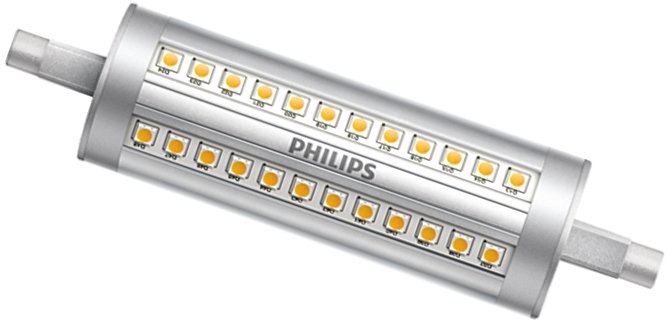 Nieuw maanjaar Psychologisch fluit Philips Dim. LED R7s 118mm 14w 4000k (200w Equivalent)