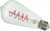 Prolite 4 Watt LED ST64 Dimmable ES Light Bulb (Red)