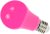 Prolite 6 Watt LED GLS Polycarbonate Dimmable ES Light Bulb (Pink)