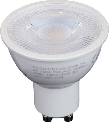 Robus 5 Watt Dimmable Warm White LED GU10 (50W Alternative) This is a Product image