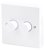 ROBUS 100W LED Dimmer Switch 2 Gang 2 Way