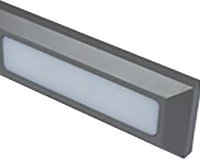 Robus TWILIGHT Warm White 3000K 3W LED Grey Rectangular Wall Light IP65 This is a Product image