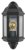 Retro Half Lantern in Black with PIR (Lamp Not Included)