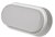 Robus OHIO 8W Warm White 3000K IP54 Oval Bulkhead with White and Black Trims