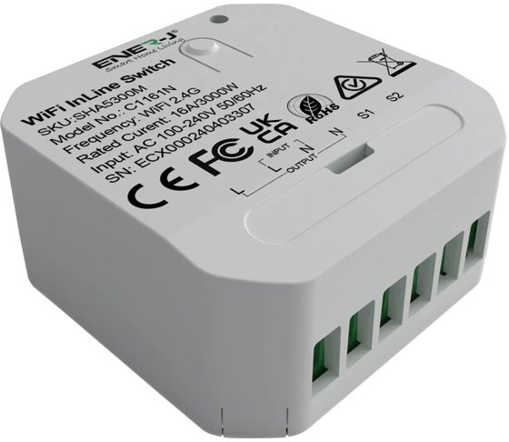 Smart WiFi+BLE 1CH Light Switch Module This is a Product image