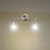 Eterna Brushed Nickel Twin Bar Spotlight (2x50W Max GU10 Lamps Required) LAMP NOT INCLUDED