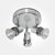 Eterna Polished Chrome Triple Plate Spotlight (3x50W Max GU10 Lamps Required) LAMP NOT INCLUDED