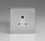 Screwless 1-Gang 5A Round Pin Socket (Brushed Steel)