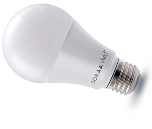 11W E27 LED Lamp Emitting 2700K Very Warm White.