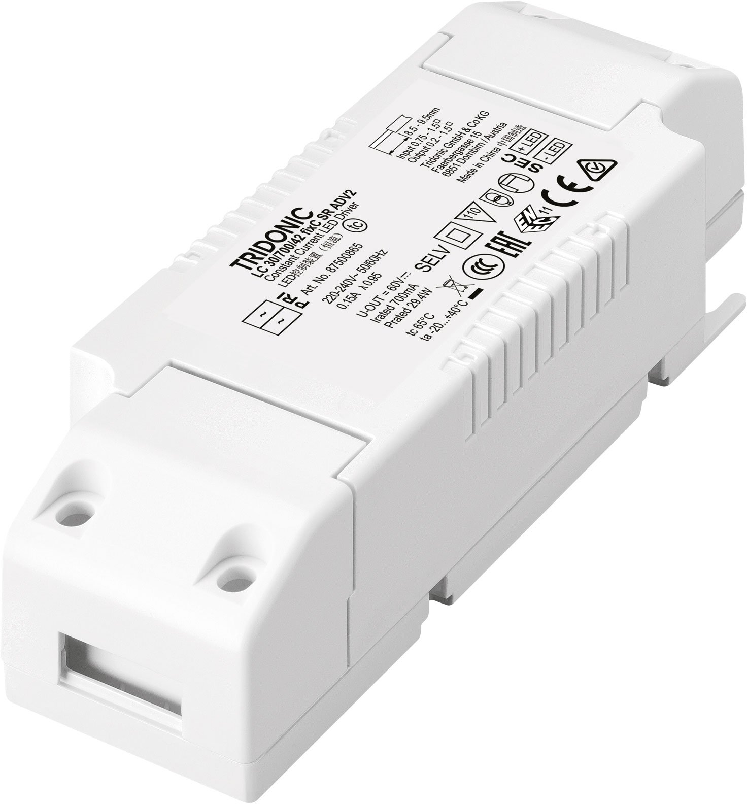 Tridonic 30W 700mA LED Driver LC Compact fixC SR ADV2