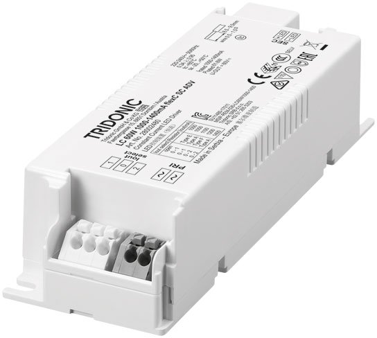 Tridonic Advanced Series 60W LED Driver 1000-1400mA flexC SC ADV