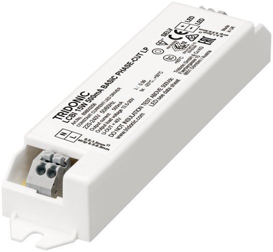 Tridonic Compact LED Driver LCBI 15W 350mA BASIC phase-cut lp This is a Product image