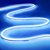 Tagra 1 Metre 24V Mini Top View LED Neon Flex with Horizontal Bend 10x15mm Blue