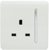 Trendi 1 Gang 13 Amp Plug in White
