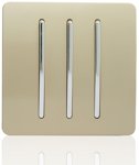 This is a Trendi Gold Light Switches