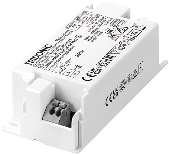 Tridonic Compact LED Driver LC 38W 650-1050mA flexC NFC SC EXC3