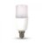 V-Tac 8W Plastic LED E27 T37 Bulb Cool White (50W Equivalent)