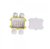 V-Tac IP68 White 4 Pin Water Proof Terminal Block for Cable Diameter 8-12mm