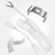 Eterna Cool White 10W White Economy T5 LED Linkable Fitting