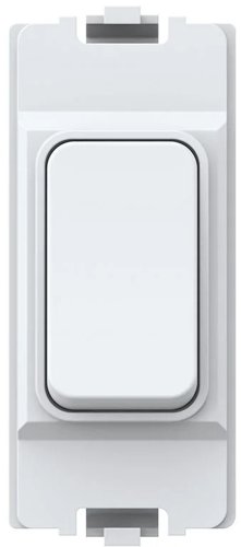 1 Gang Grid Switch - MK Logic Style White This is a Product image