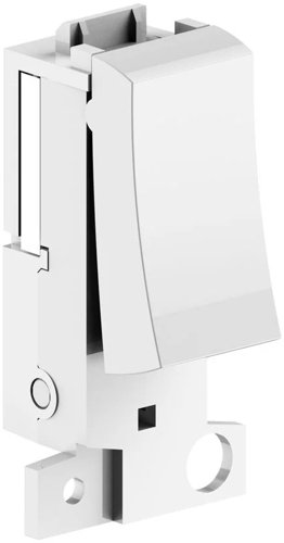 1 Gang Grid Switch - Click MiniGrid Style White This is a Product image