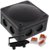 Wiska COMBI 308/3xWAGO 221-413 Junction Box (Black)