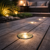 All LED 1 Watt IP65 Drive Over Baffle Ground Light Noble1 37mm Dia. Brushed Brass Finish Warm White - 3000K