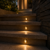 ALL LED 37mm Dia. Midi 1 Watt IP65 LED Marker Light (Warm White - Brushed Brass Finish)