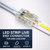All LED Live End Connector for COB Strip - 8MM PCB IP20 (Strip to Cable)