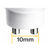 Box of 10x All LED Dimmable LED GU10 4.7W Warm White (50W Alternative)
