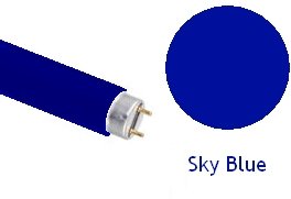 1149mm T5 Sky Blue Fluorescent Tube Sleeve
